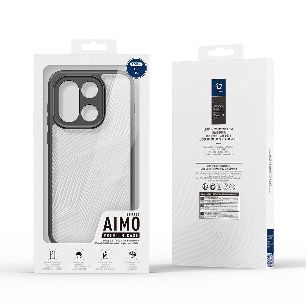 Cover til OnePlus 15, DUX DUCIS, Aimo, Sort