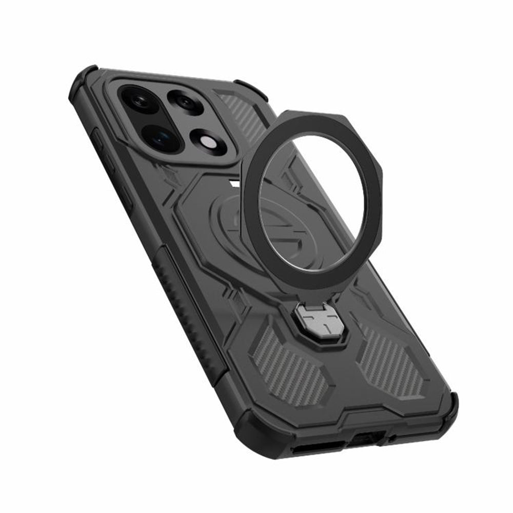 Etui til OnePlus 15, Techsuit, Carbon Shield Pro, Sort