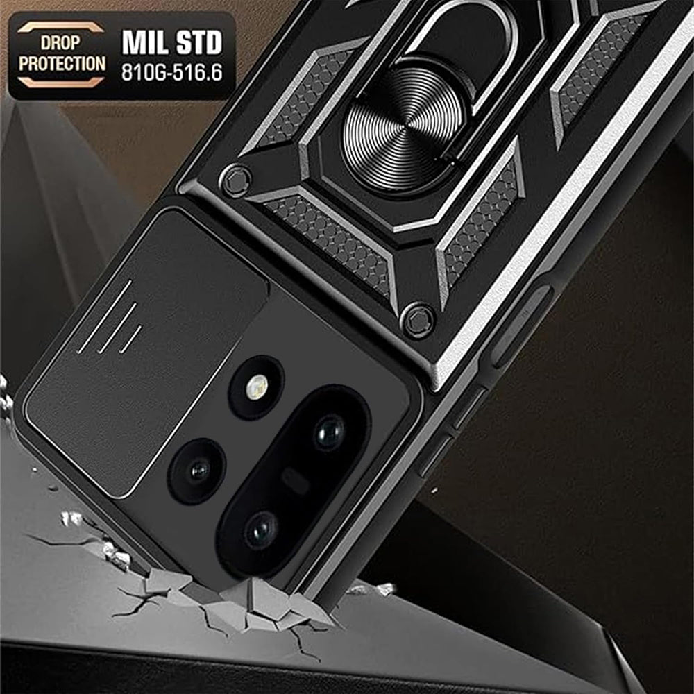 Etui til OnePlus 15R, Techsuit, CamShield, Blå