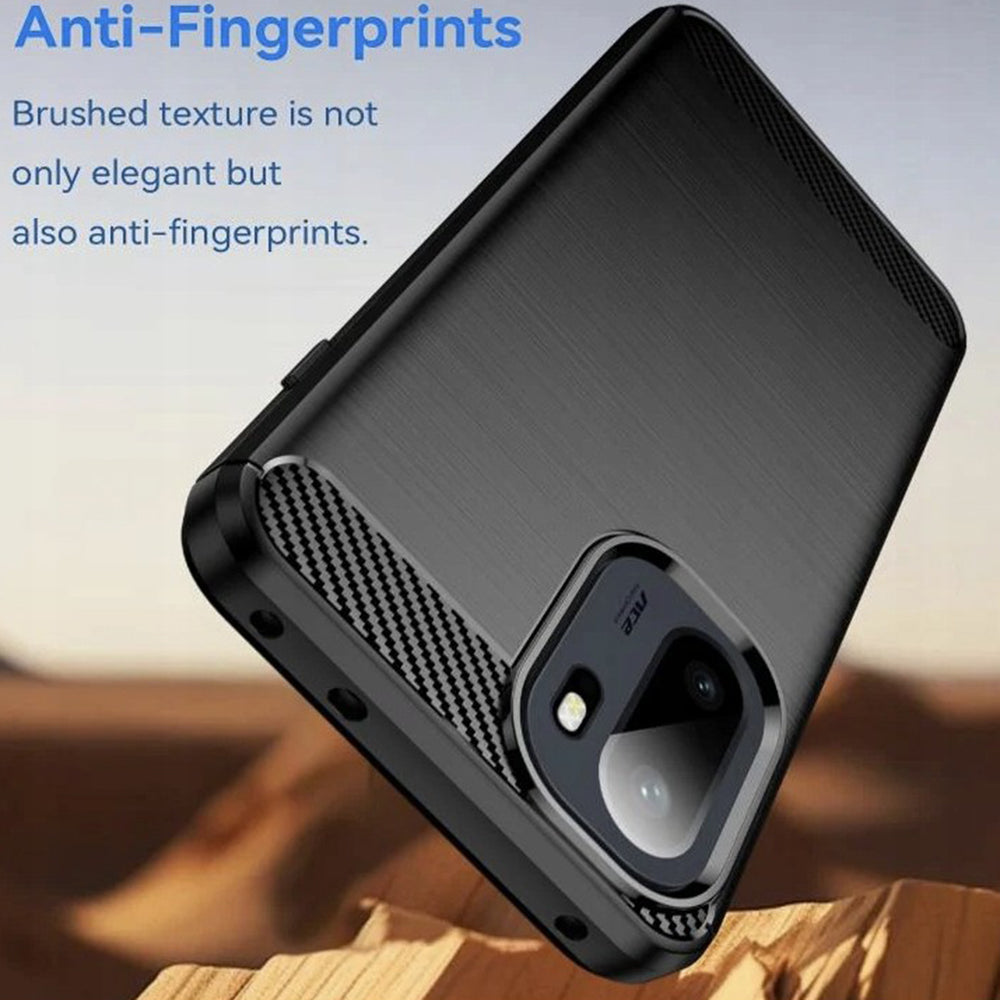 Etui til OnePlus 15R, Techsuit, Carbon, Sort