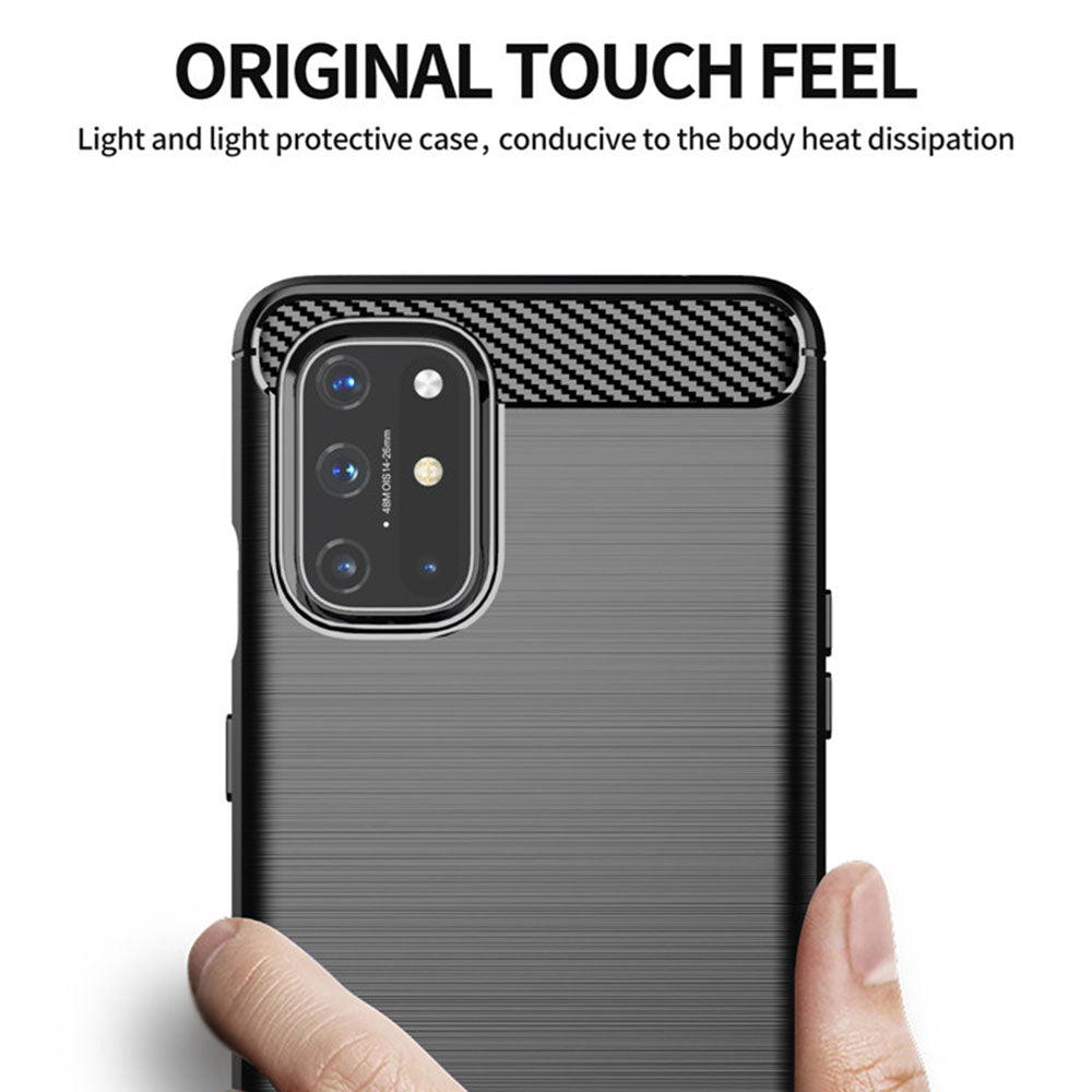 Cover til OnePlus 9, Techsuit, Carbon, Sort