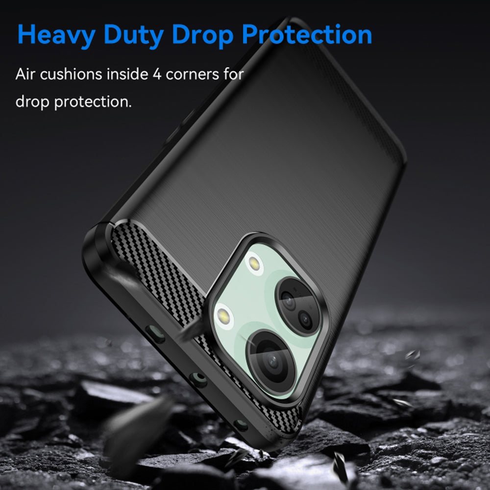 Cover til OnePlus Nord 3, Techsuit, Carbon, Sort