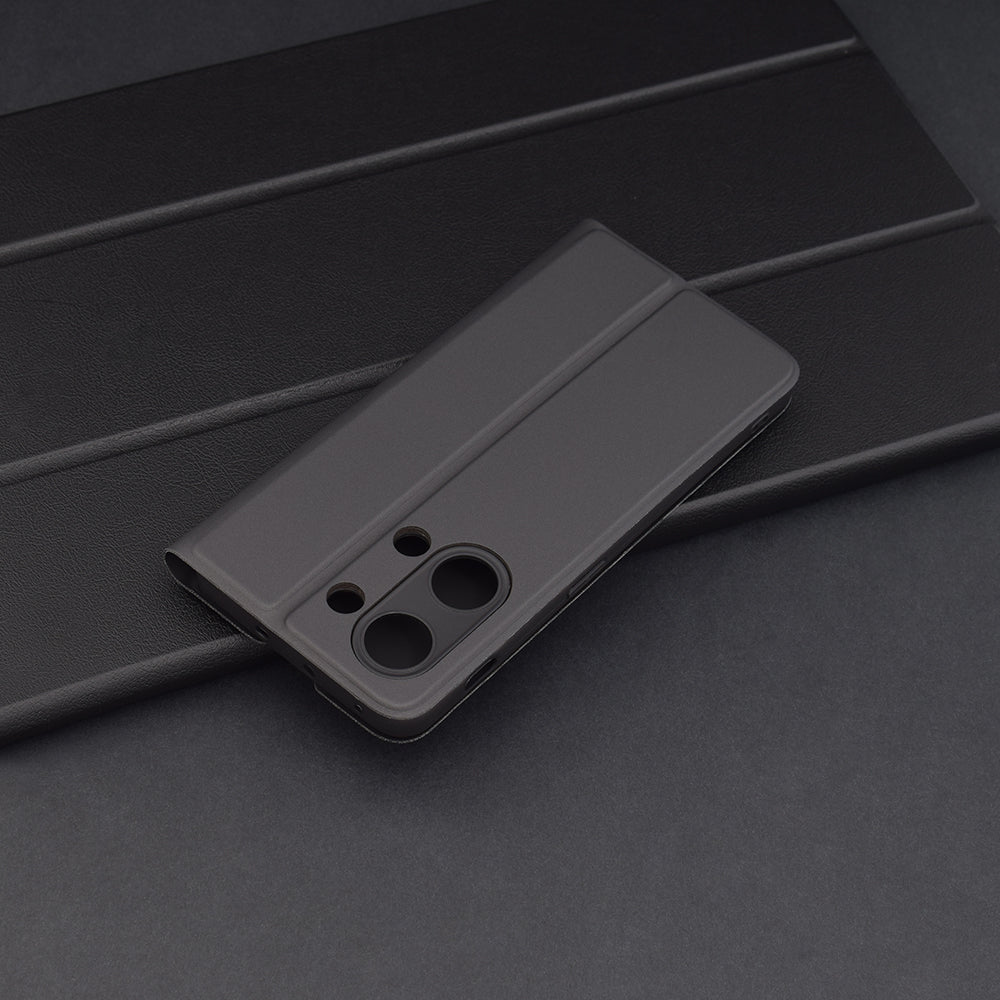 Etui til OnePlus Nord 3, Techsuit, Magskin Book, Sort