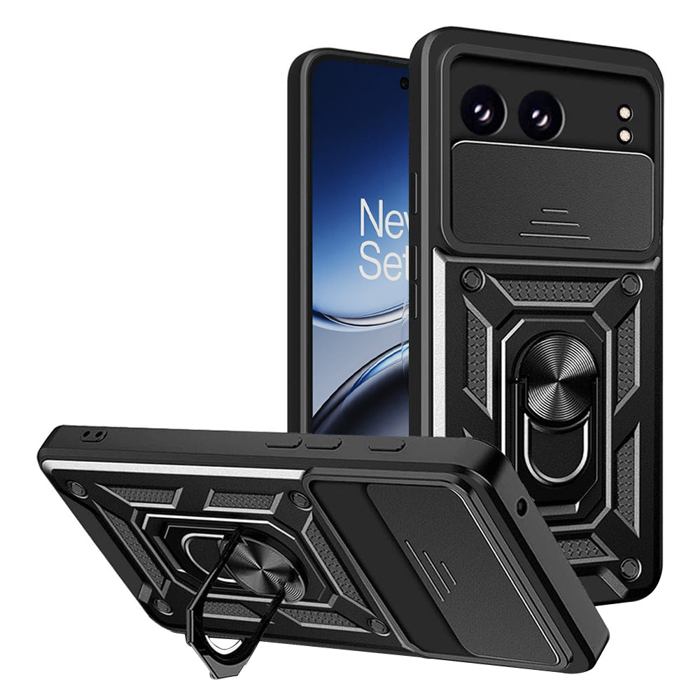 Cover til OnePlus Nord 4, Techsuit, CamShield, Sort