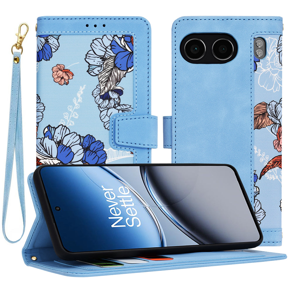 Cover til OnePlus Nord 4, Techsuit, FlipCraft, Blå