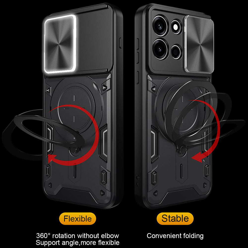 Cover til OnePlus Nord 6, Techsuit, CamGuard Pro, Sort