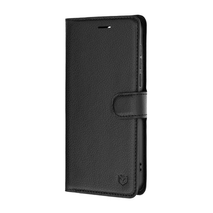 Cover til OnePlus Nord 6, Techsuit, Leather Folio, Sort