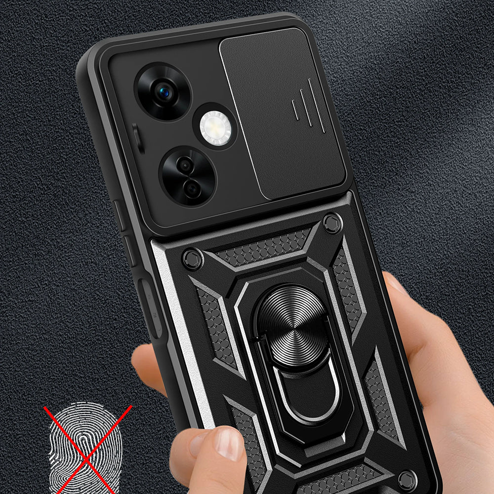 Cover til OnePlus Nord CE 3 Lite, Techsuit, CamShield, Sort