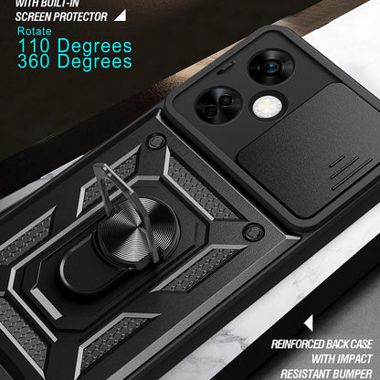 Cover til OnePlus Nord CE 3 Lite, Techsuit, CamShield, Sort