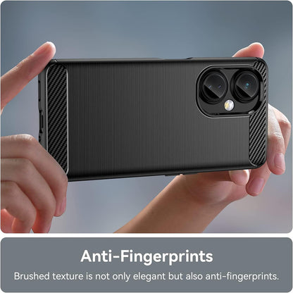 Cover til OnePlus Nord CE 3 Lite, Techsuit, Carbon, Sort