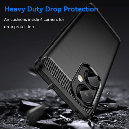 Cover til OnePlus Nord CE 3 Lite, Techsuit, Carbon, Sort