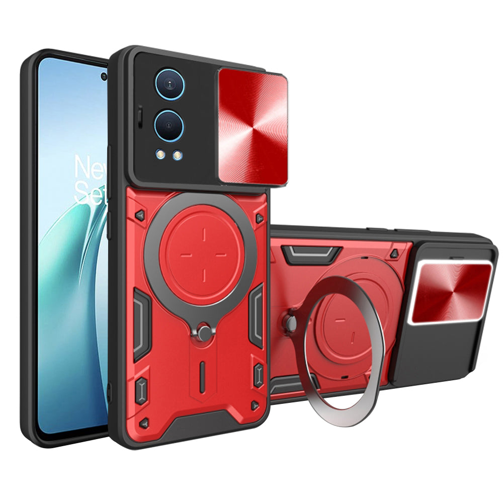 Cover til OnePlus Nord CE4 Lite, Techsuit, CamGuard Pro, Rød