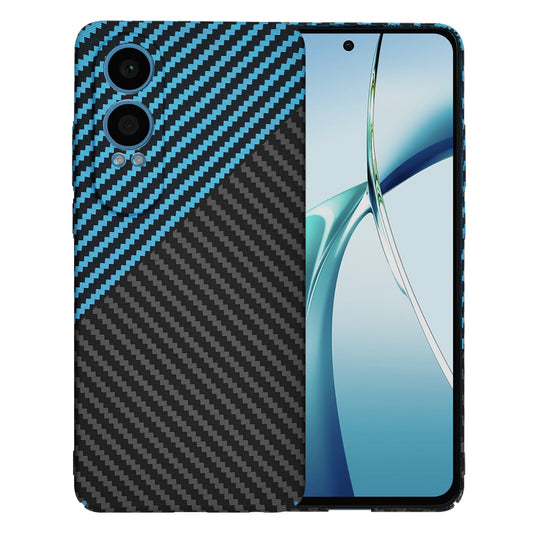 Cover til OnePlus Nord CE4 Lite, Techsuit, Carbonite FiberShell, Sort Blå