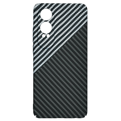 Cover til OnePlus Nord CE4 Lite, Techsuit, Carbonite FiberShell, Sort Grå