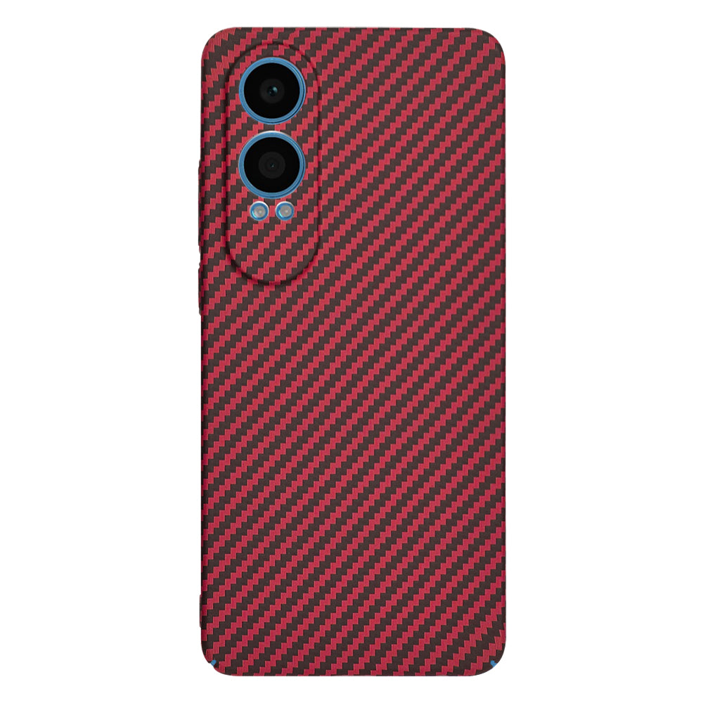 Cover til OnePlus Nord CE4 Lite, Techsuit, Carbonite FiberShell, Rød