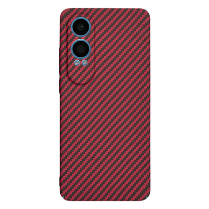 Cover til OnePlus Nord CE4 Lite, Techsuit, Carbonite FiberShell, Rød