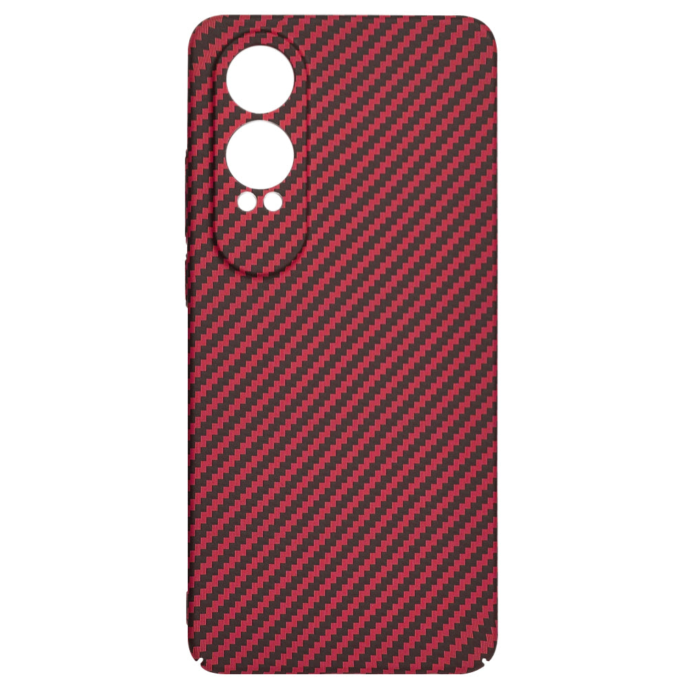 Cover til OnePlus Nord CE4 Lite, Techsuit, Carbonite FiberShell, Rød