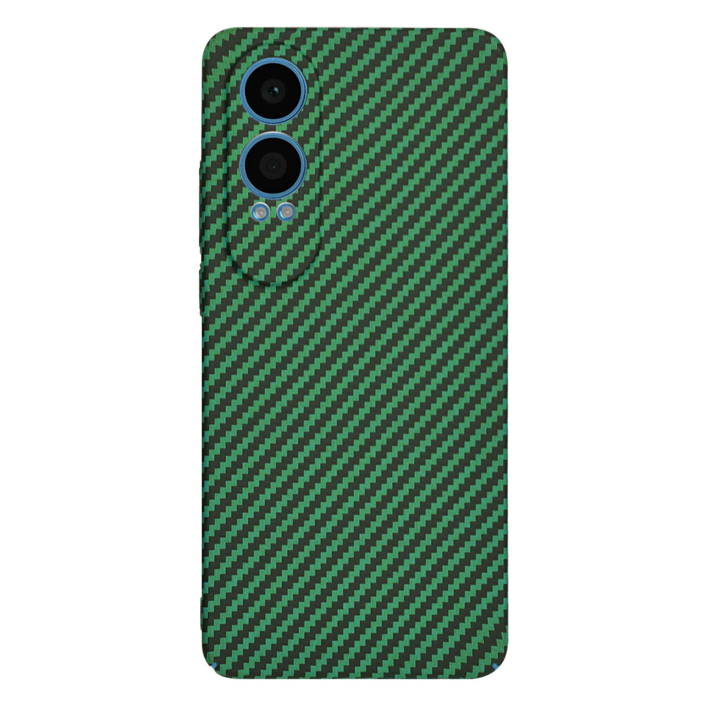 Cover til OnePlus Nord CE4 Lite, Techsuit, Carbonite FiberShell, Grøn