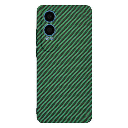 Cover til OnePlus Nord CE4 Lite, Techsuit, Carbonite FiberShell, Grøn