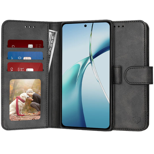 Cover til OnePlus Nord CE4 Lite, Techsuit, Diary Book, Sort