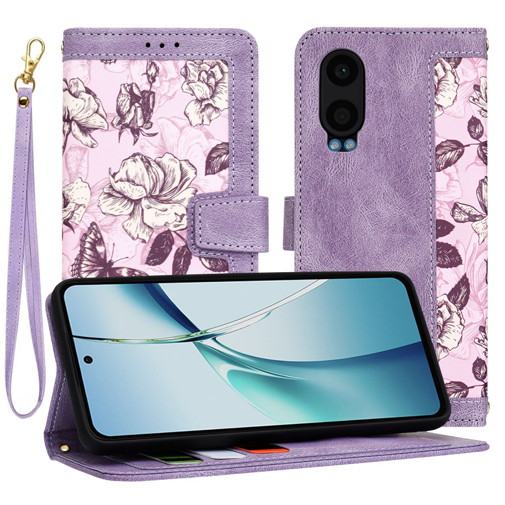 Cover til OnePlus Nord CE4 Lite, Techsuit, FlipCraft, Lilla
