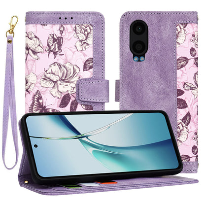 Cover til OnePlus Nord CE4 Lite, Techsuit, FlipCraft, Lilla
