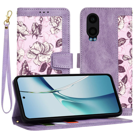 Cover til OnePlus Nord CE4 Lite, Techsuit, FlipCraft, Lilla