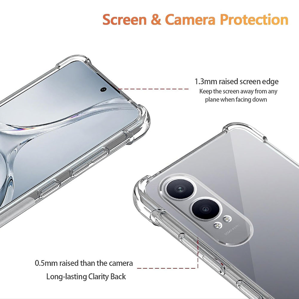 Cover til OnePlus Nord CE4 Lite, Techsuit, Stødabsorberende Klar, Transparent