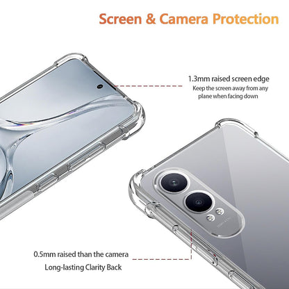 Cover til OnePlus Nord CE4 Lite, Techsuit, Stødabsorberende Klar, Transparent