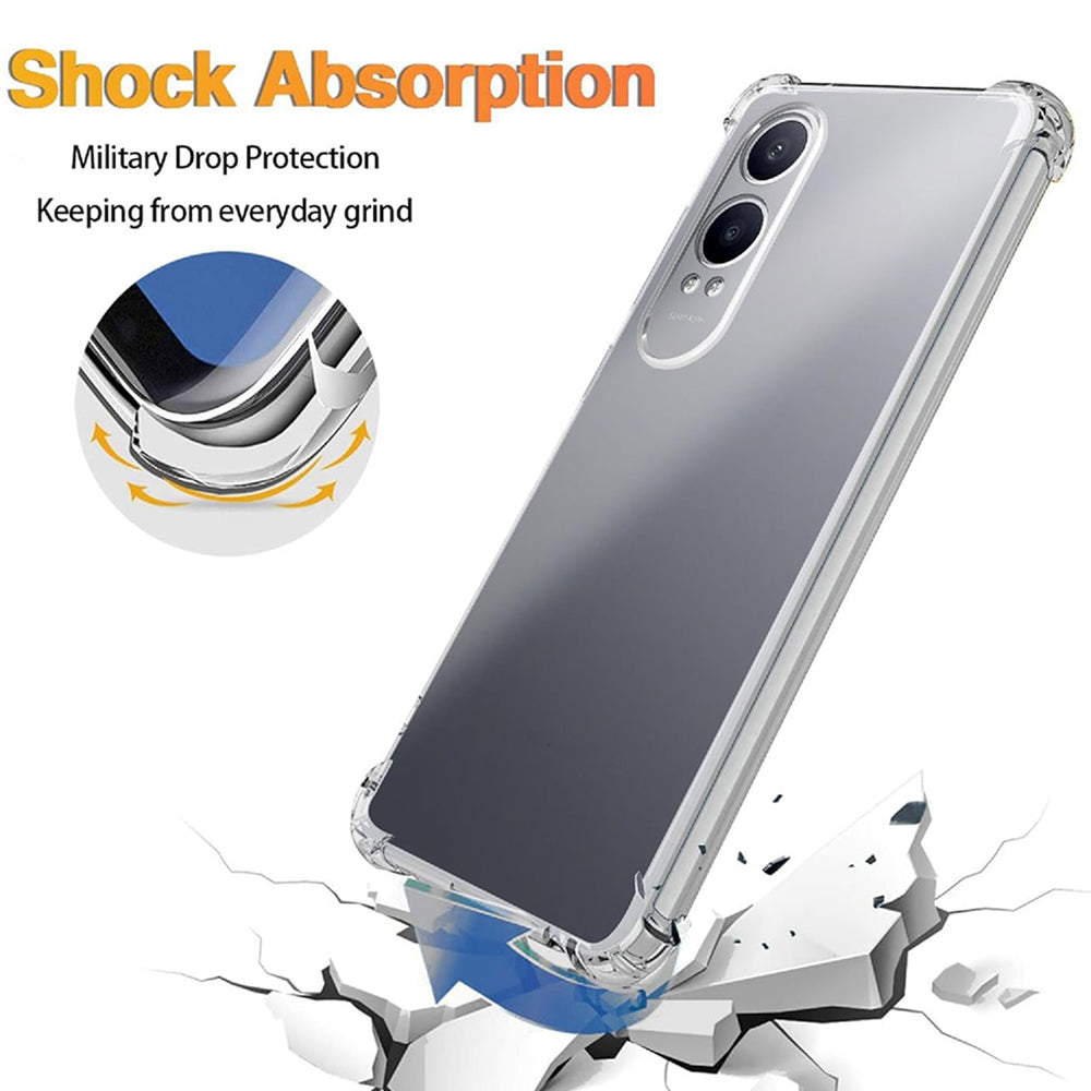 Cover til OnePlus Nord CE4 Lite, Techsuit, Stødabsorberende Klar, Transparent
