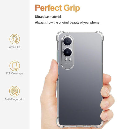 Cover til OnePlus Nord CE4 Lite, Techsuit, Stødabsorberende Klar, Transparent