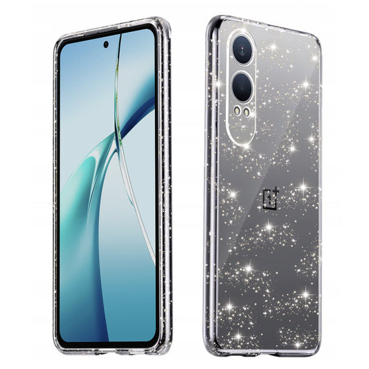 Cover til OnePlus Nord CE4 Lite, Techsuit, SparkleSkin, Transparent