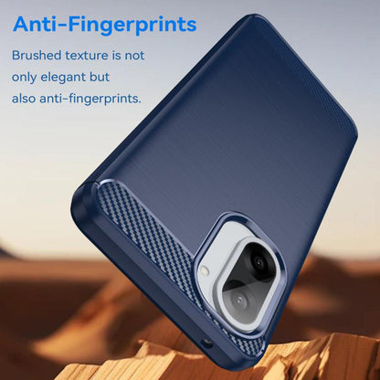 Etui til OnePlus Nord CE5, Techsuit, Carbon, Blå