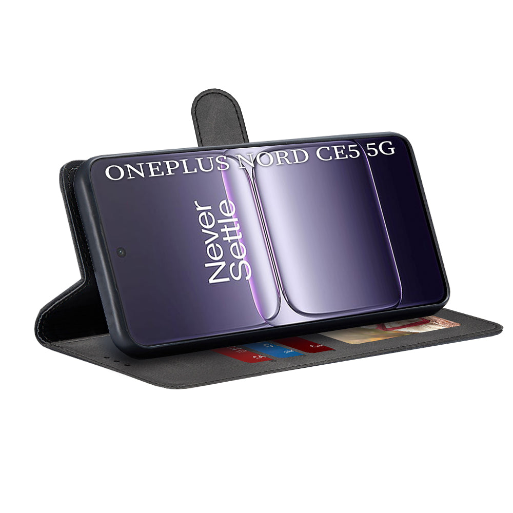 Cover til OnePlus Nord CE5, Techsuit, Diary Book, Sort