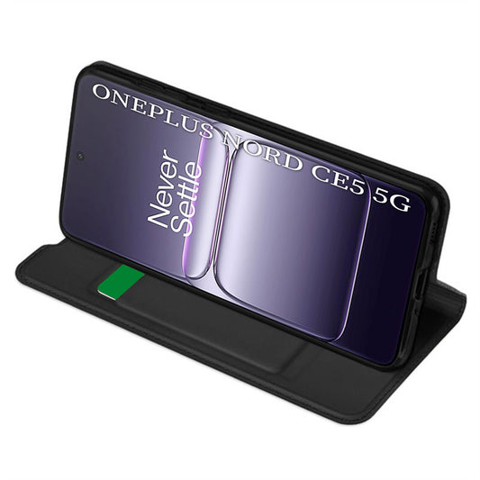 Etui til OnePlus Nord CE5, Techsuit, Magskin Book, Sort