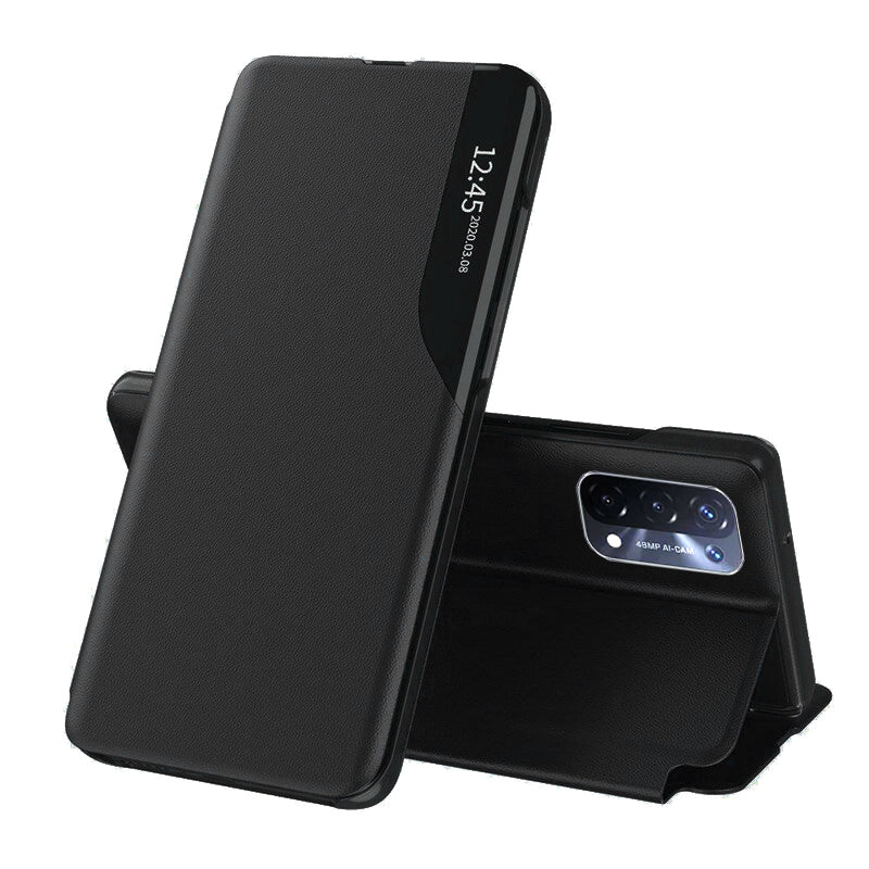 Cover til OnePlus Nord N200 5G / Oppo A74 5G / A54 5G, Techsuit, eFold, Sort