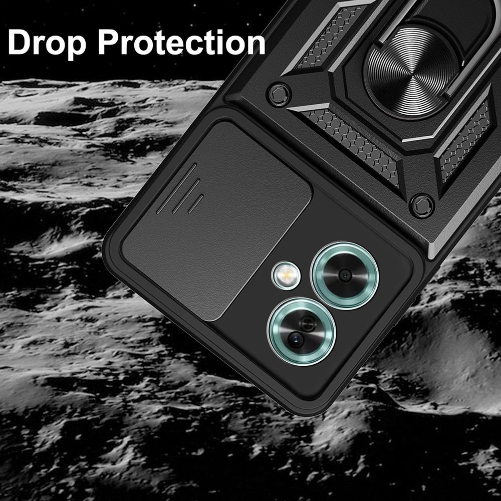 Cover til OnePlus Nord N30 SE / Oppo A79, Techsuit, CamShield, Sort