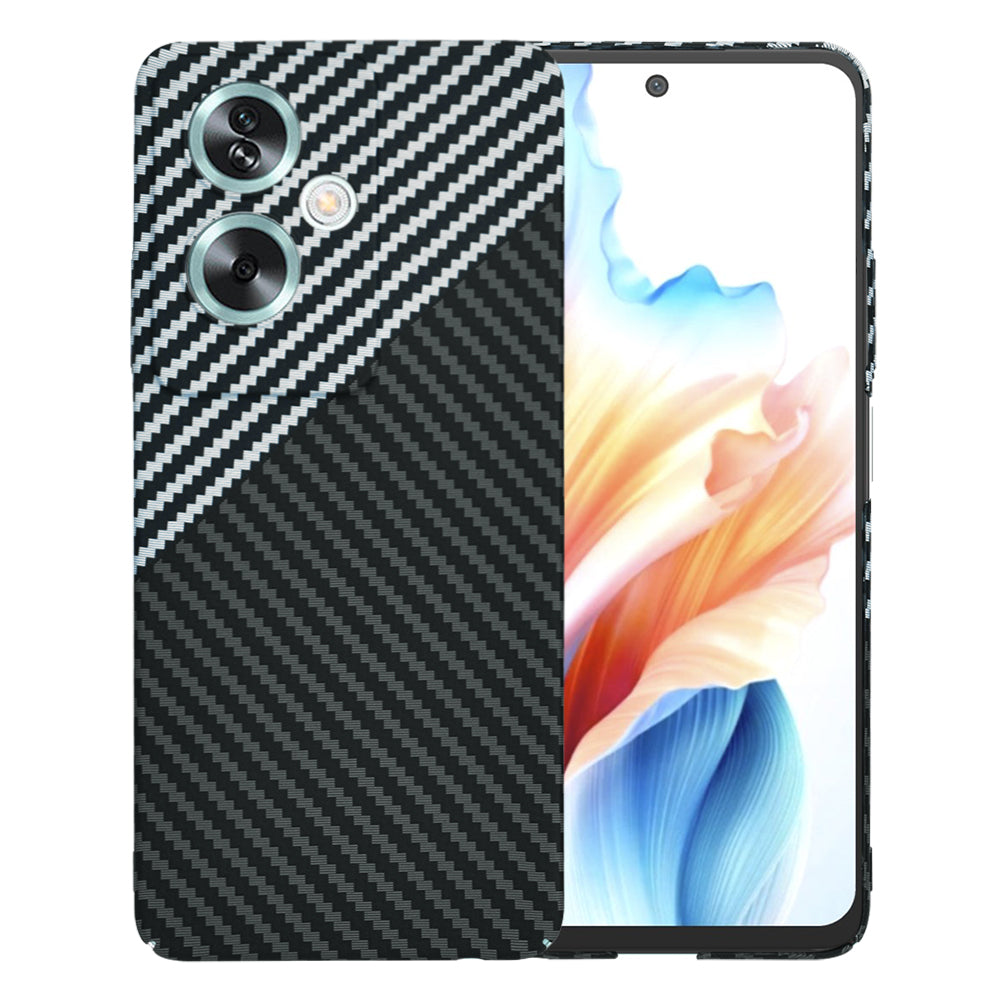 Cover til OnePlus Nord N30 SE / Oppo A79, Techsuit, Carbonite FiberShell, Sort Grå