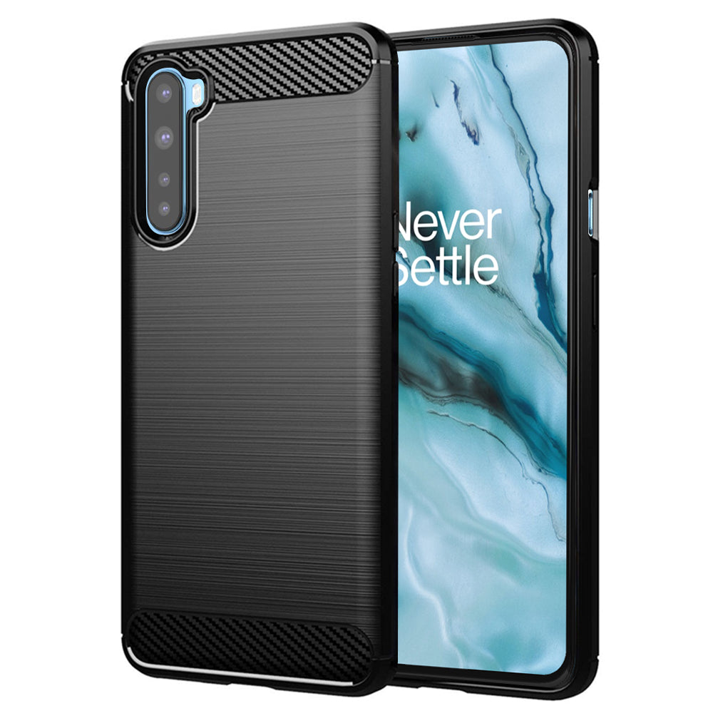 Cover til OnePlus Nord, Techsuit, Carbon, Sort