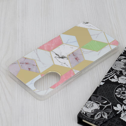 Cover til Oppo A17, Techsuit, Marble, Lilla