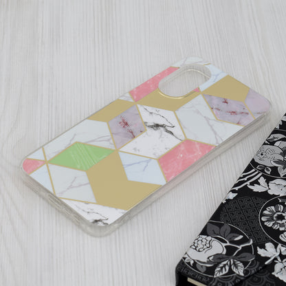 Cover til Oppo A17, Techsuit, Marble, Lilla