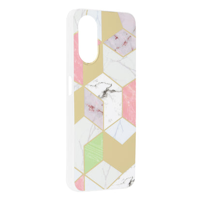 Cover til Oppo A17, Techsuit, Marble, Lilla