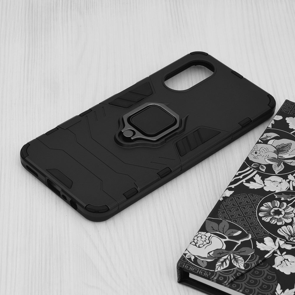 Cover til Oppo A17, Techsuit, Shield, Sort
