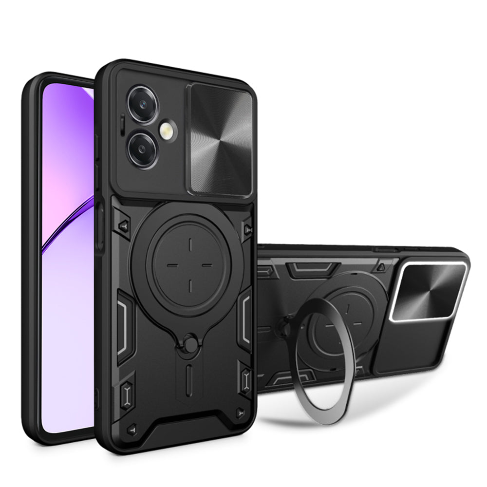 Cover til Oppo A3 4G / A3, Techsuit, CamGuard Pro, Sort