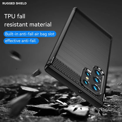 Cover til Oppo A3 4G / A3, Techsuit, Carbon, Sort