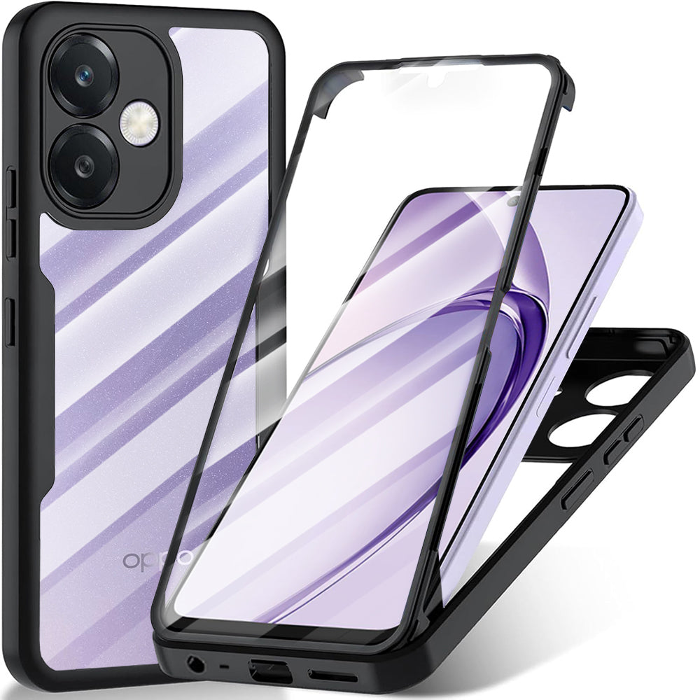 Cover til Oppo A3 4G / A3, Techsuit, ColorVerse 360, Sort