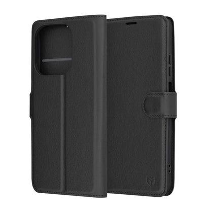 Cover til Oppo A3 4G / A3, Techsuit, Leather Folio, Sort