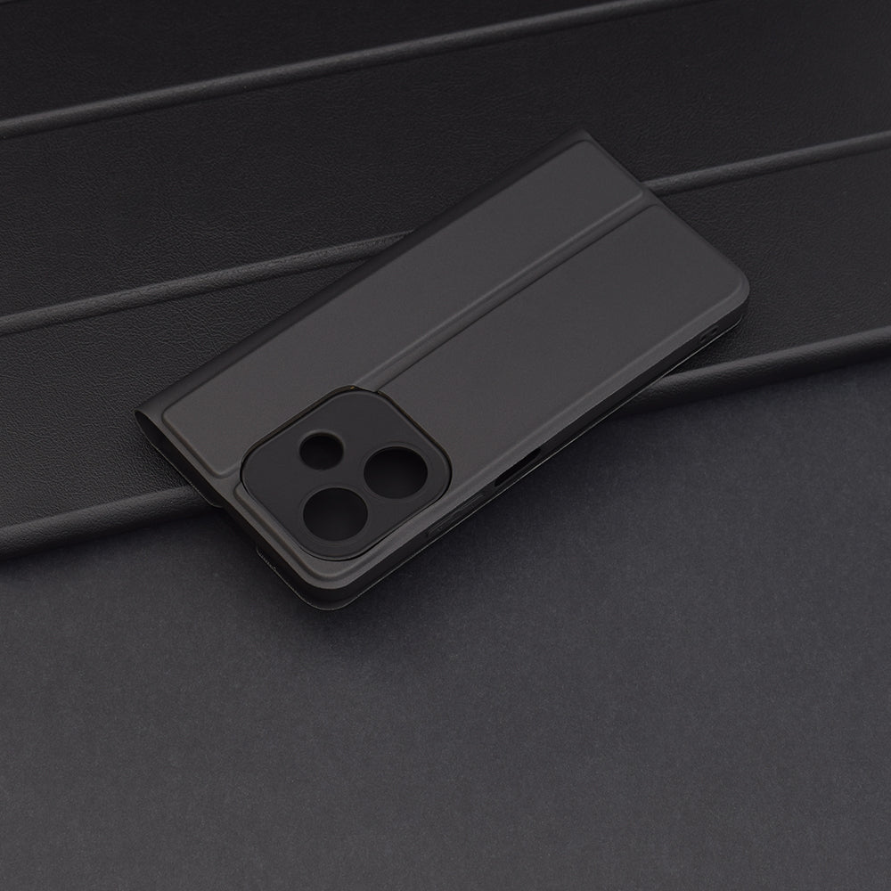 Cover til Oppo A3 4G / A3, Techsuit, Magskin Book, Sort