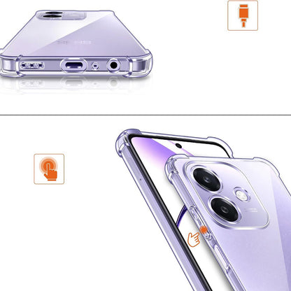 Cover til Oppo A3 4G, Techsuit, Stødabsorberende Klar, Transparent
