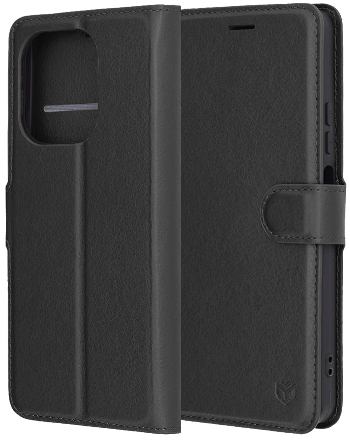 Cover til Oppo A5 Pro 4G / A5 Pro, Techsuit, Leather Folio, Sort